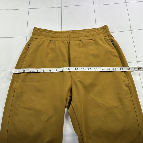 Public Rec Pants Mens 28 Gold Brown All Day Every Day Jogger Stretch Travel Tan - Picture 9 of 13
